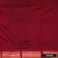 Green With Brown Premium Quality Kalyani Cotton Saree