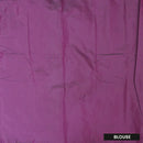 Purple With Elaichi Green Arani Silk Saree