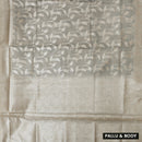 Grey Colour Fancy Weaving Saree