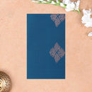 Teal Blue with Pink Soft Silk Saree