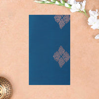 Teal Blue with Pink Soft Silk Saree