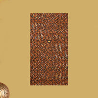 Orange Color flower design Cotton Printed Lungi