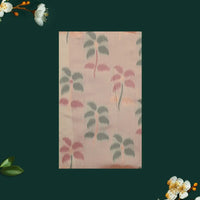 Light CreamWith Red Pochampally Semi Ikat Silk Saree