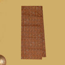 Orange Color flower design Cotton Printed Lungi