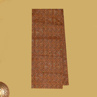 Orange Color flower design Cotton Printed Lungi