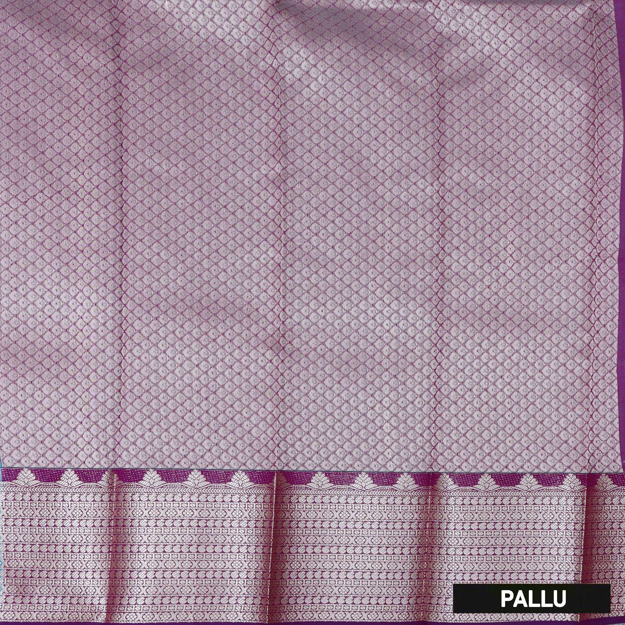 Blue With Rani pink Silk Cotton Saree