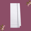White with Black Border Single Layer Cotton Men’s Dhoti