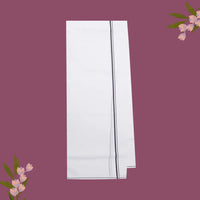 White with Black Border Single Layer Cotton Men’s Dhoti