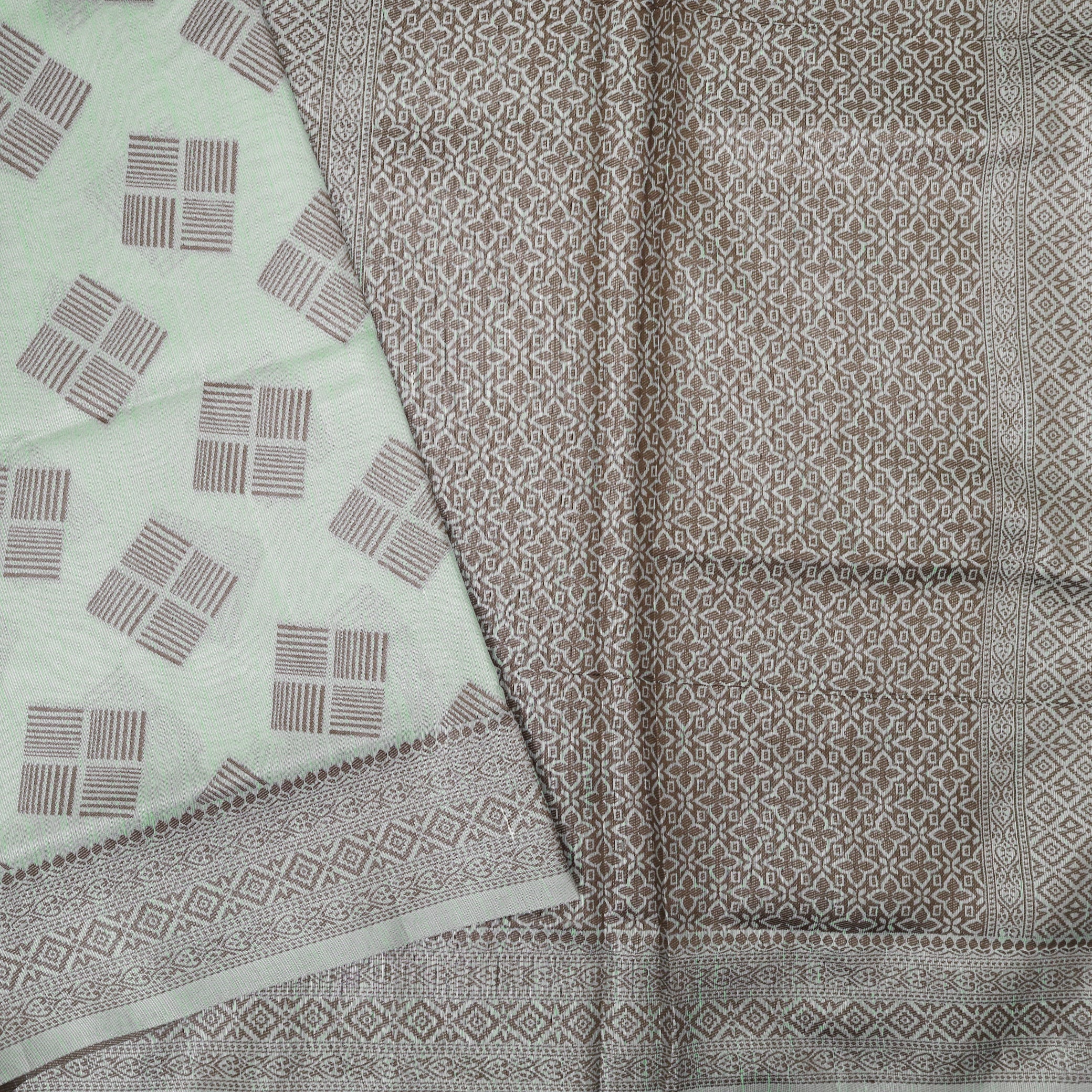 Light Green Colour Fancy Weaving Saree