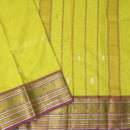 Yellow  Cotton Saree without Blouse