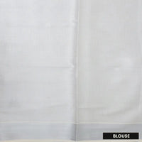 Southloom Exclusive Onam Kerala Traditional Fancy Border Floral Cotton Saree (Matching Plain Blouse Included)