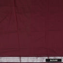 Green for the body and Maroon Premium Quality Kalyani Cotton Saree