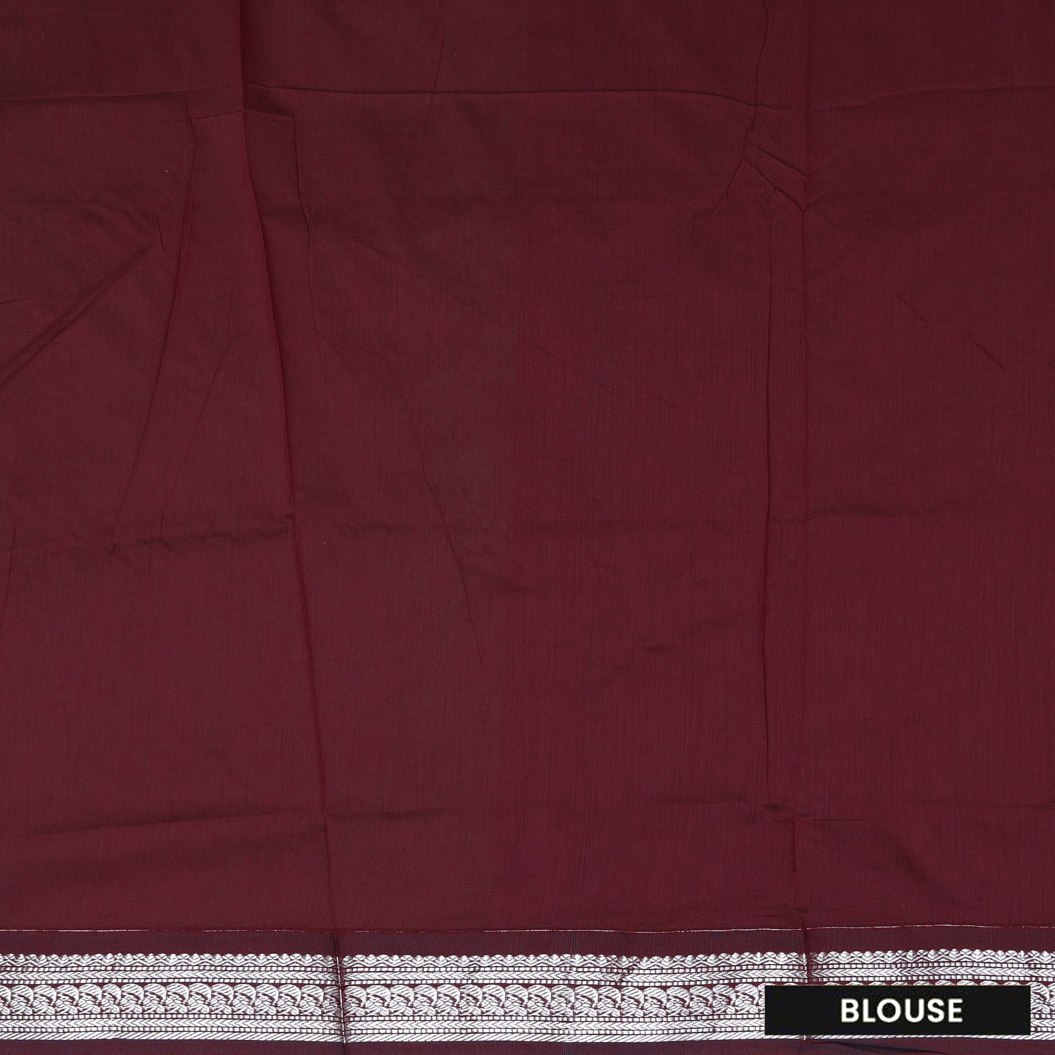 Green for the body and Maroon Premium Quality Kalyani Cotton Saree