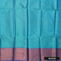 Blue Colour Fancy Weaving Saree