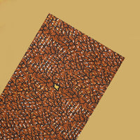 Orange Color flower design Cotton Printed Lungi