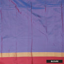 Blue With Light Purple Arani Silk Saree
