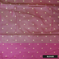 Green with Pink Soft Silk Saree