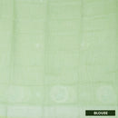 Green Color Linen Cotton Saree