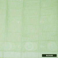 Green Color Linen Cotton Saree