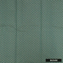 Teal blue With Sandal Zari Silk Cotton Saree