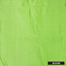 Pink With Lime Green Soft Silk Saree