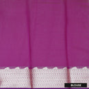 Blue With Rani pink Silk Cotton Saree