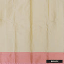 Sandal  With  Rose Pink Arani Silk Saree