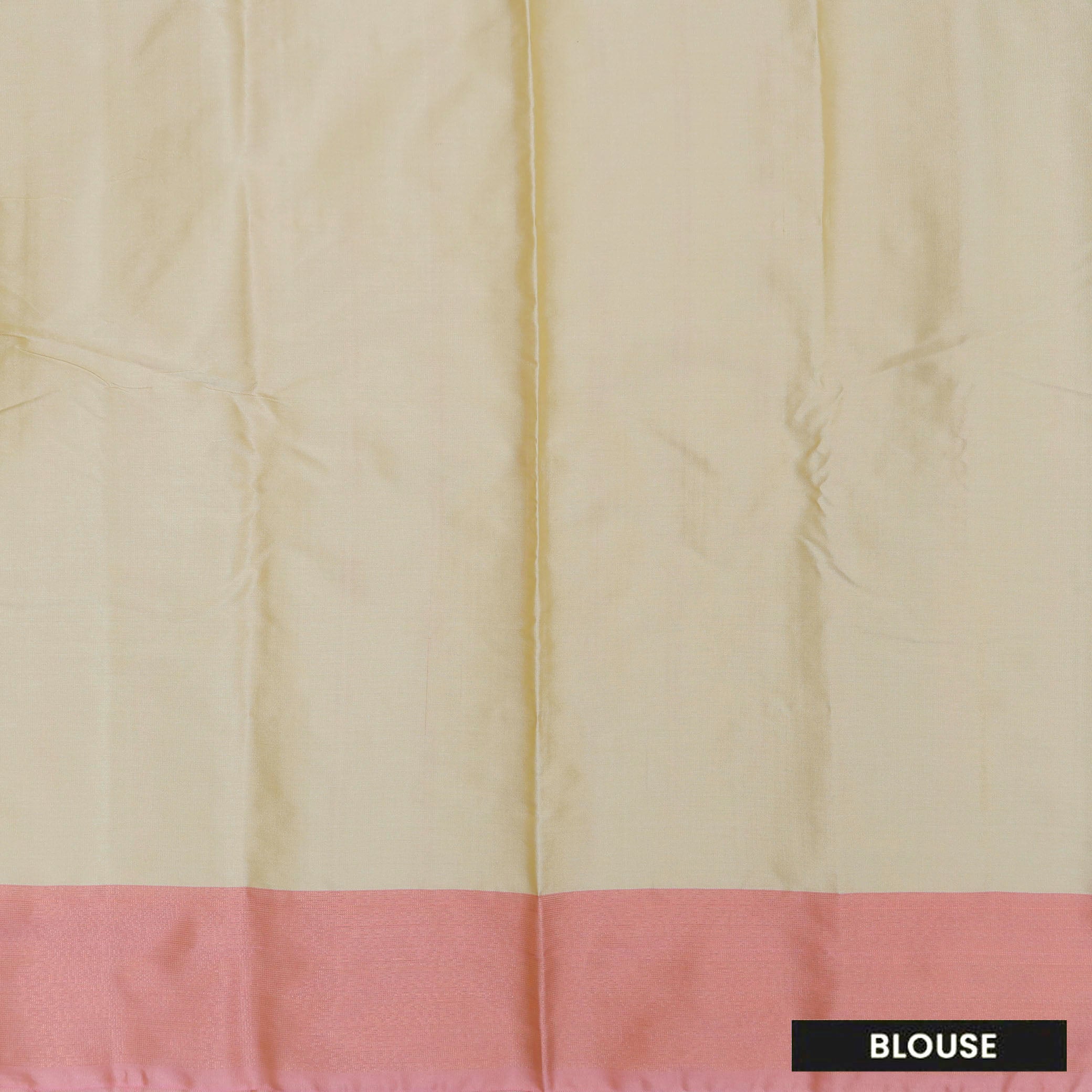 Sandal  With  Rose Pink Arani Silk Saree