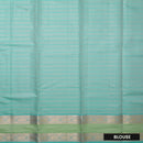 Moss Green With  Teal Green Gold Zari Yuvana Semi Soft Silk Saree