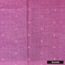 PURPLE WITH PINK Semi Burberry Silk Saree