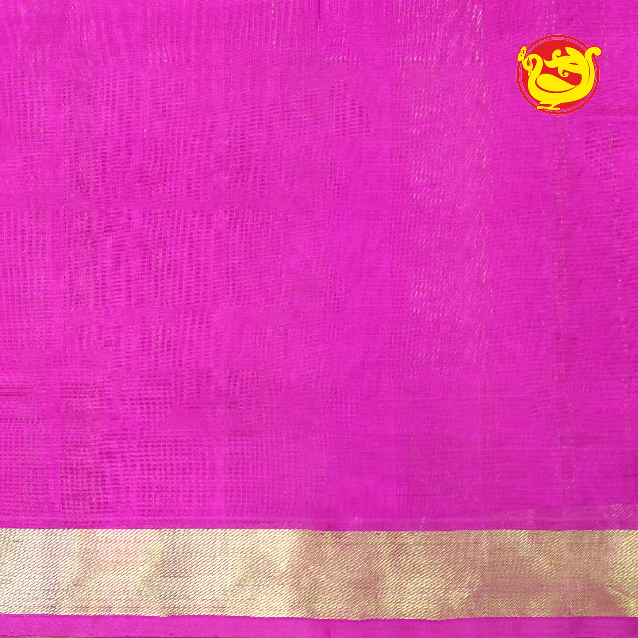 Pink With Yellow Pure Arani Silk Cotton Saree