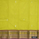 Yellow  Cotton Saree without Blouse