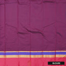 Dark Green with Purple-Pink Arani Silk Saree