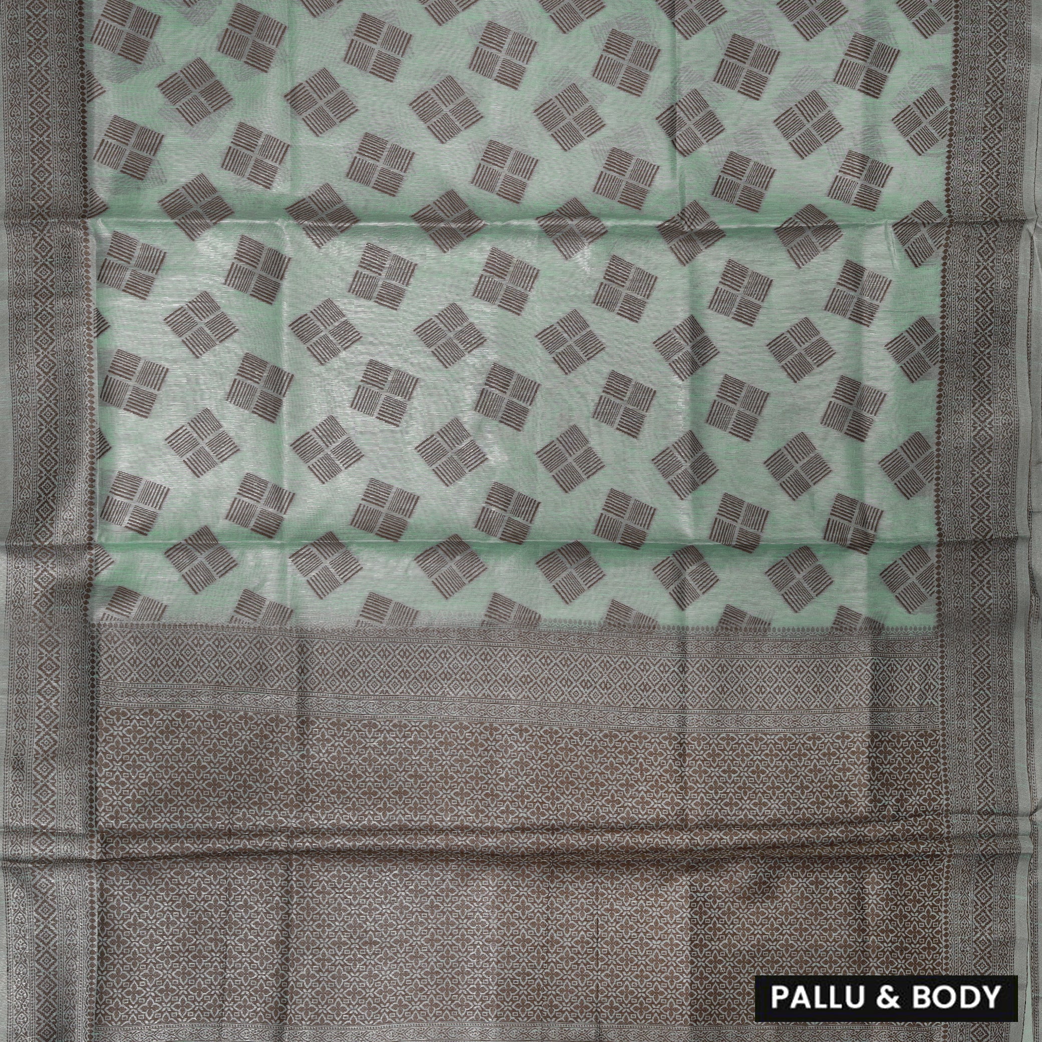 Light Green Colour Fancy Weaving Saree