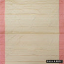 Sandal  With  Rose Pink Arani Silk Saree