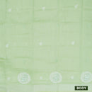 Green Color Linen Cotton Saree