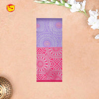 Purple with Pink Traditional Kubera Pattu Saree