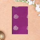 Purple with Dark Blue Soft Silk Saree