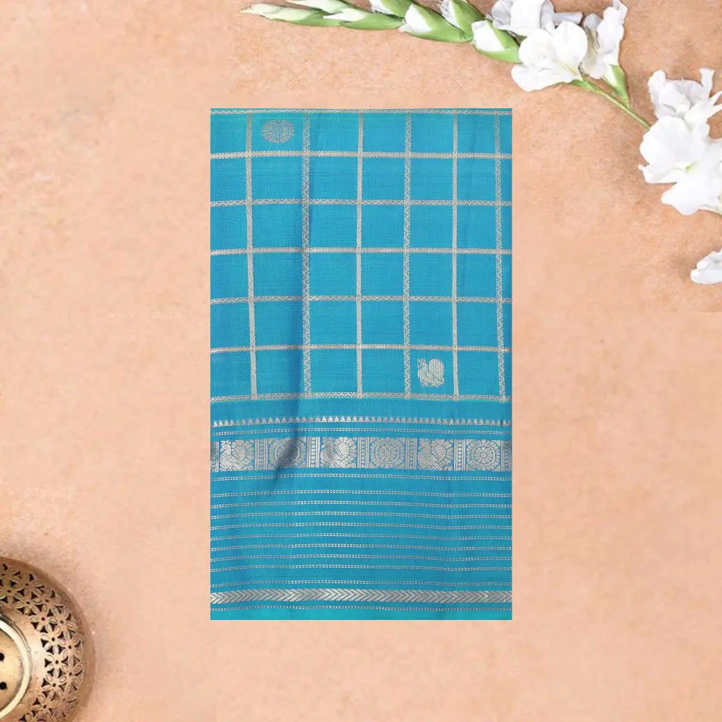 Blue Colour Soft Silk Saree