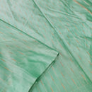 Mint Green With Dark Green Arani Silk Saree