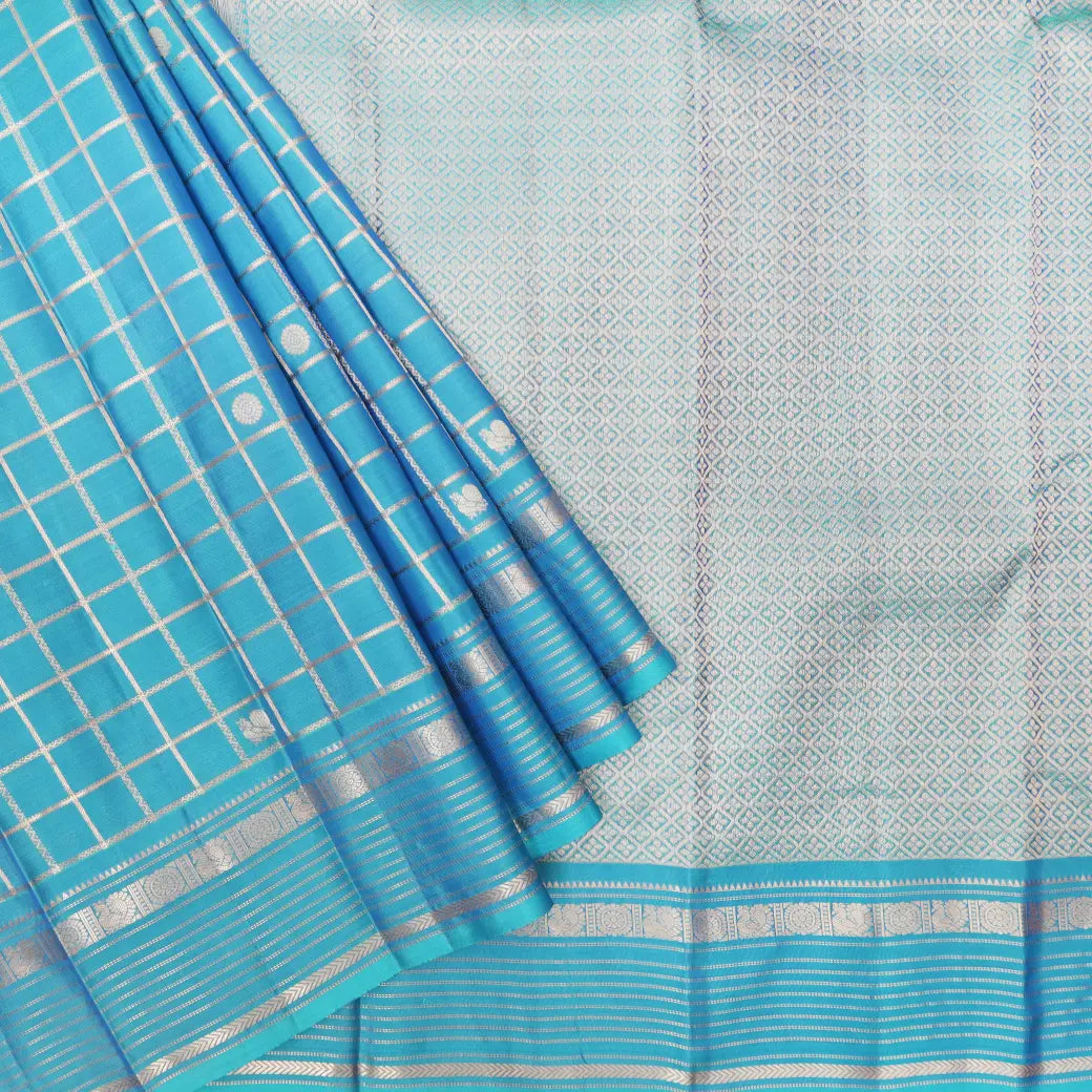 Blue Colour Soft Silk Saree