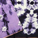 Baby Purple with White  Sungudi Cotton Saree Without Blouse