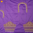 Light Purple Bridal Aariwork Blouse