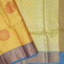 Yellow Colour Fancy Weaving Saree