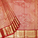 Red Color Golden Zari Border Wedding Silk Saree