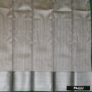 Dark Yellow With Forest Green Silk Cotton Saree