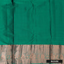 Yellowwith GREEN pure soft silk saree