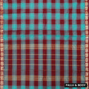 Multi Colour Small Checked Pattern Pure Chettinad Cotton Saree without Blous