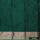 Magenta With Green Wedding Silk Saree