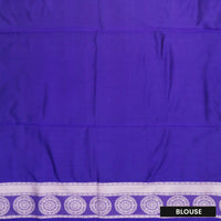 Purple with Dark Blue Soft Silk Saree